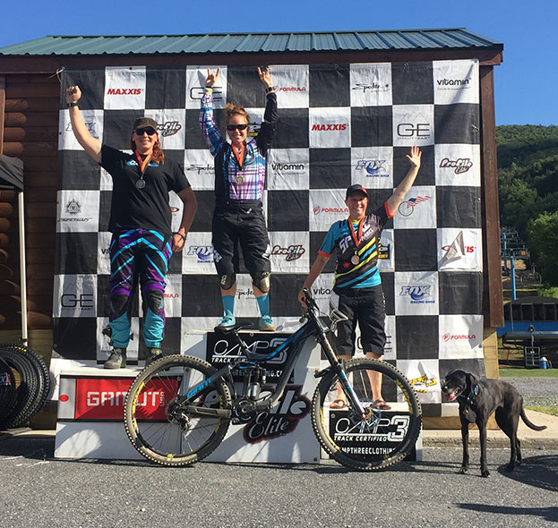8_spokeapparel_GES_bluemtn_2016 Amy, Third Place Pro Ladies DH