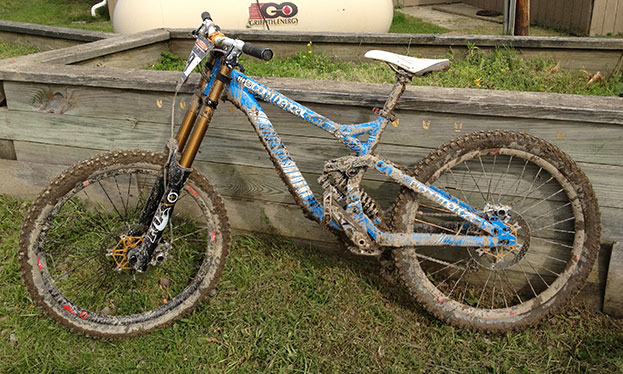 My bike after practice on day one.