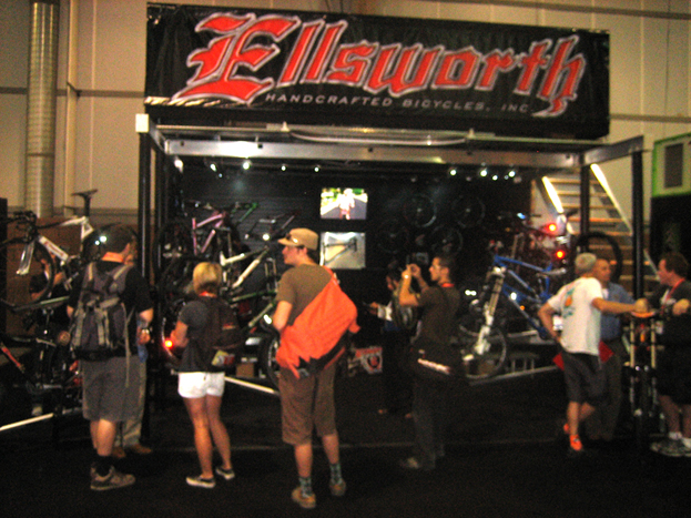 Shitty picture of the new Ellsworth Cycles display trailer.