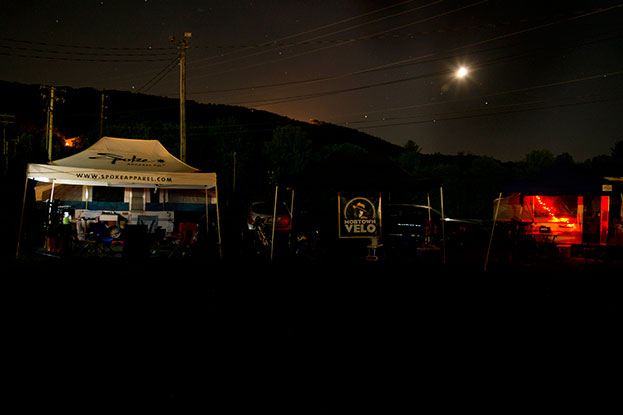 Our camp at night.