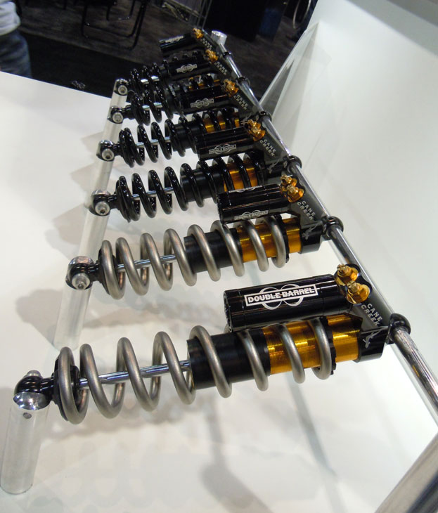 interbike_2010_canecreek_shocks Cane Creek Shock Display