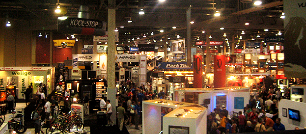 View of Interbike 2009 from the air
