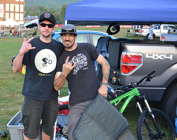 Reunited in Racing: the Cheech and Chong of MTB.