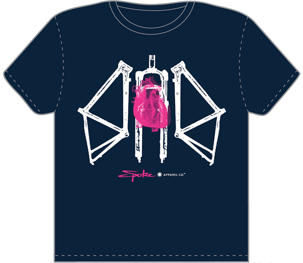 Spoke Apparel - Heart & Lungs Tee lungs_sample