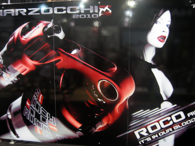 Killer Vampire Ad on side of Booth by Marzocchi