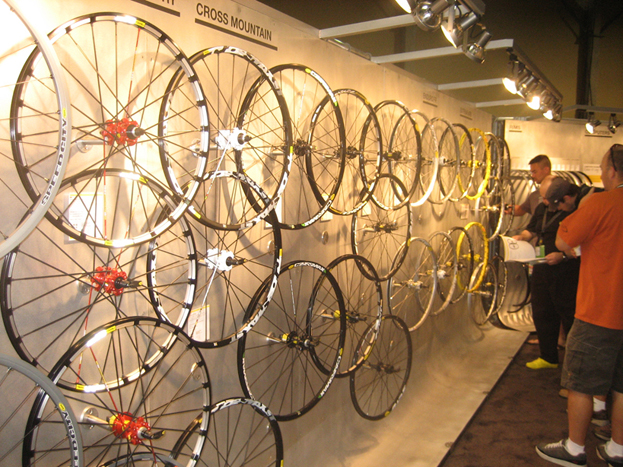 Mavic Booth - Wheel Set Display