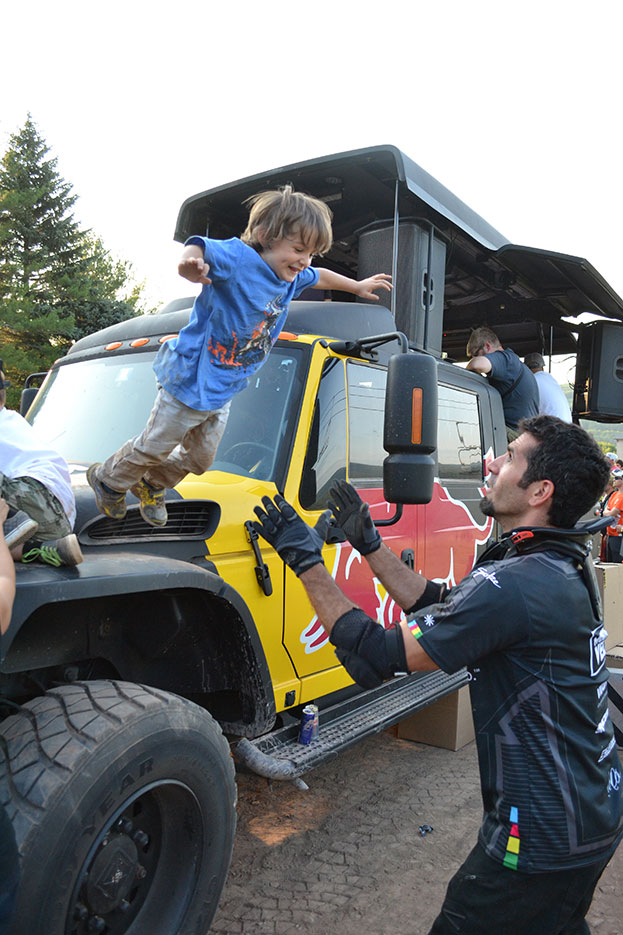 Base Jumping off the International Scout