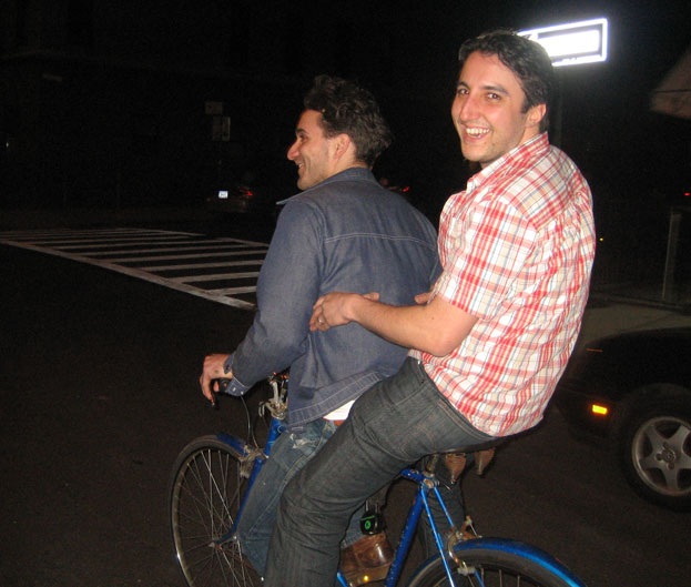 stefan_andy Tandem riding Old Blue- FUN!