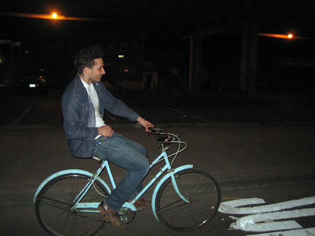 stefan_pimp_ride My brother, demonstrating how to pimp ride Old Blue.