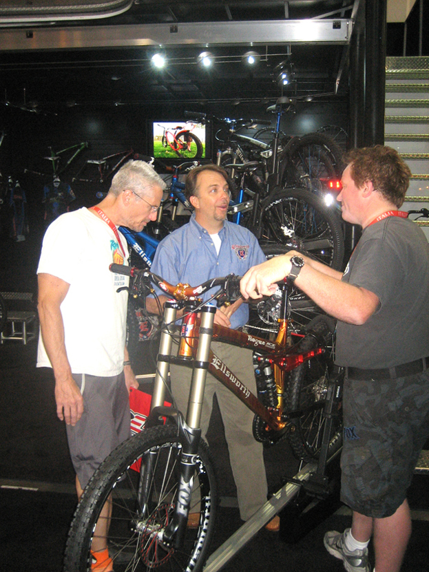 Tony Ellsworth Talking with Shop Owners